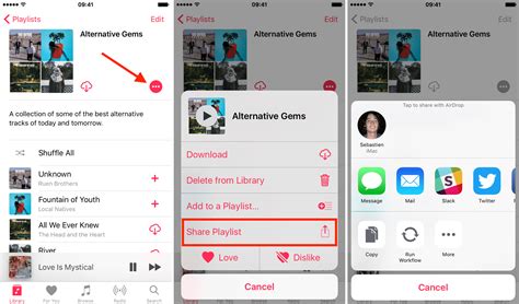 can you share playlists on apple music and how does this feature affect the way we discover new music?